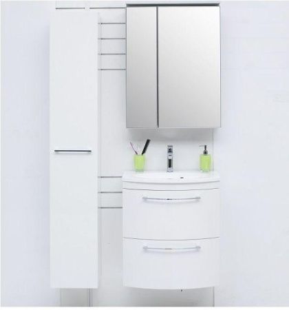 Тумба с раковиной De Aqua Лонг 167119 60х40 подвесная цвет белый