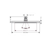 Верхний душ Hansgrohe Rainfinity 26221990 30х30 золото