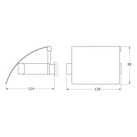 Бумагодержатель Artwelle REGEN 8326