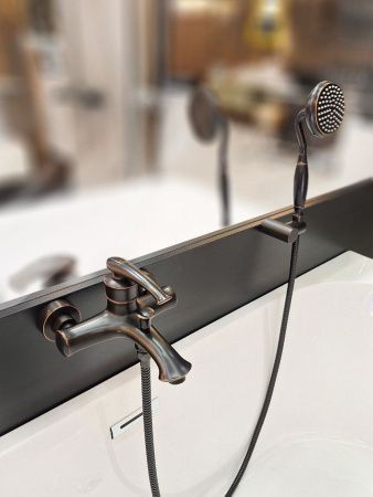 Смеситель для ванны AltroBagno Beatrice AltroBagnoBeatrice0205BrNe настенный черный