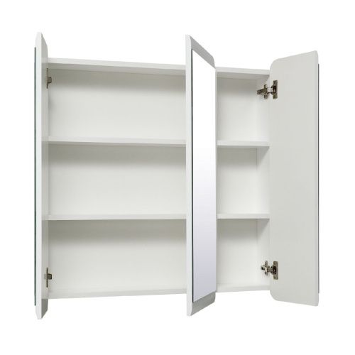 Зеркало-шкаф RUNO ЭРИКА УТ000003321 80х81 подвесной цвет белый - фото 2