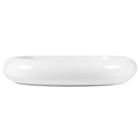 Раковина из сантехнического фарфора Bond Oval S58-640 60х40 накладная цвет белый без отверстий под смеситель