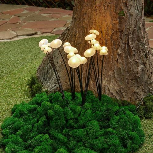 Садовый светильник на солнечной батарее Uniel USL-S-832/PM030 FAIRY MUSHROOMS SET25 - фото 2