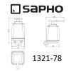 Диспенсер для мыла Sapho OLYMP 1321-78