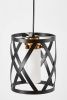 Светильник подвесной Lumina Deco Astila (Астила) LDP 1242-1 BK+MD