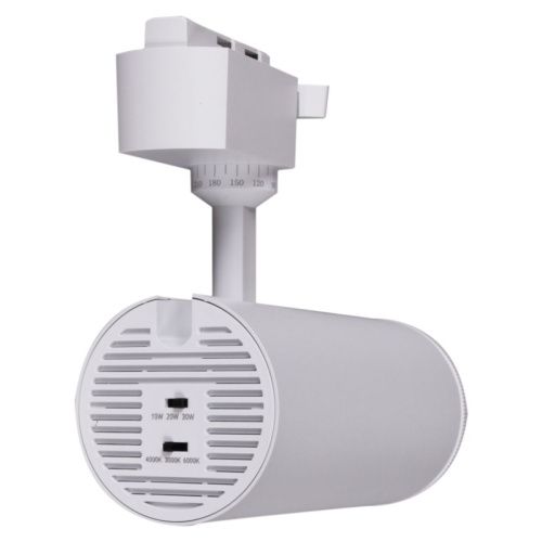 Трековый однофазный светильник Reluce 06650-9.3-LED10/20/30W CCT WT - фото 2