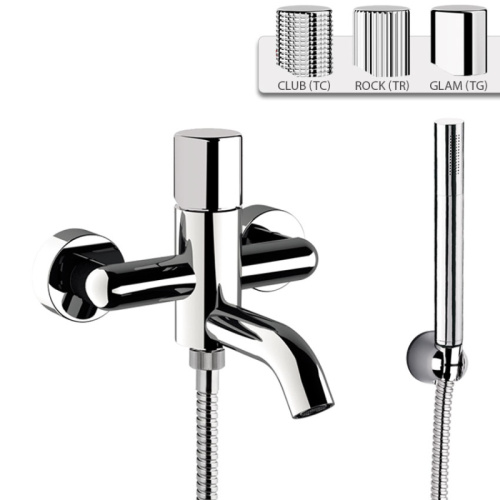 Смеситель для ванны Daniel Trilogy TG610DP настенный брашированное золото - фото 2