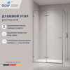 Душевой уголок RGW Stilvoll (Стилвол - На стиле) 353204048-110 140х80 стекло прозрачное профиль сатин без поддона