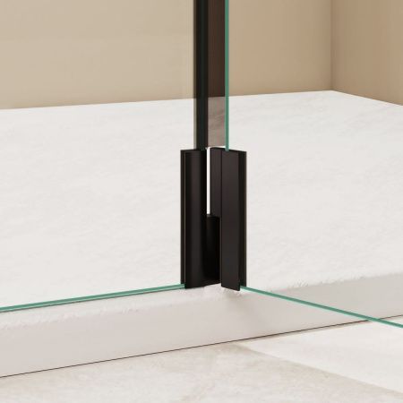 Душевая перегородка RGW Walk In 351005023-14 120х195 стекло прозрачное профиль черный