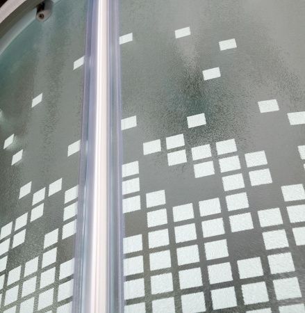 Душевая кабина AvaCan L910N 100х100 четверть круга без крыши ориентация универсальная