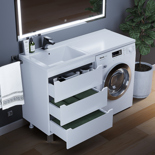 Тумба под раковину Uperwood Tanos 291020259 58х48х77 напольная - фото 5