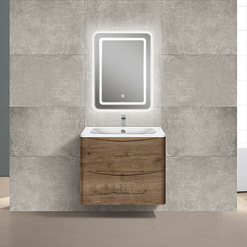 Тумба под раковину Vincea Paola VMC-2P600BT 59х47х50 подвесная цвет серый