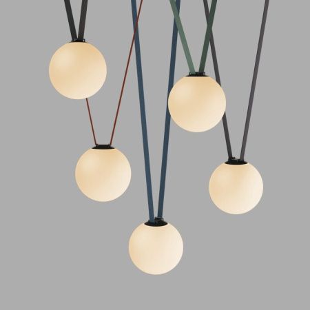 Трековый однофазный светильник Denkirs Belty orb (Белты орб) DK5555-BK