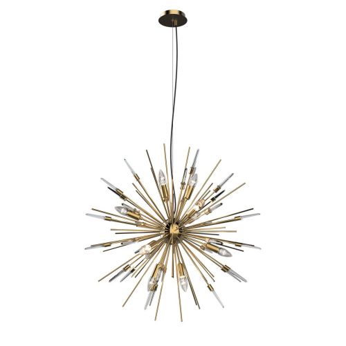 Люстра подвесная Delight Collection Boivin (Боивин) MD2094-12A gold/clear crystal - фото 2