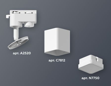 Трековый однофазный светильник Ambrella Light Track System (Трацк Сыстем) XT7812021