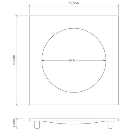 Мыльница Decor Walther Cube 837220