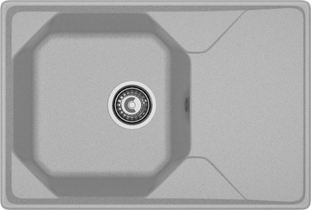 Кухонная мойка Granfest Unique U-740L серый 74х50 цвет серый поверхность матовая