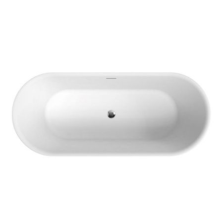Ванна акриловая BelBagno BB417-1900-800 190х80 отдельностоящая овальная с ножками