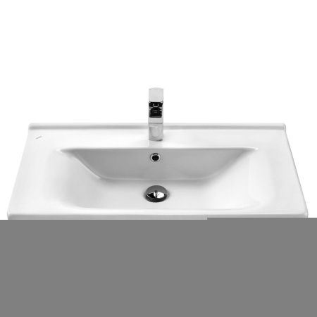 Раковина из сантехнического фарфора Santek Миранда WH302251 80х50 накладная цвет белый