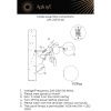 Светильник настенный Aployt Zofka (Зофка) APL.345.01.02