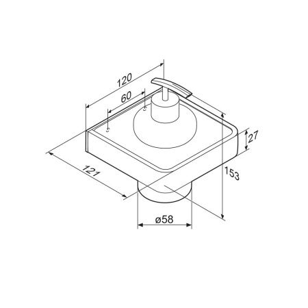 Дозатор Damixa Jupiter DA7736900