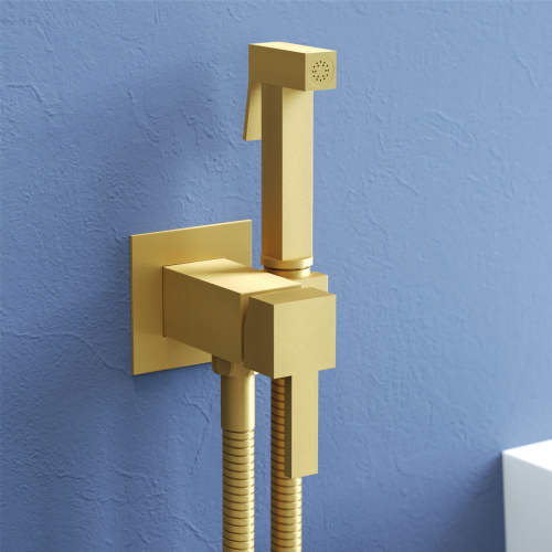 Гигиенический душ со смесителем RGW Shower Panels (Шоувер панелс) 581408212-06 золото - фото 5