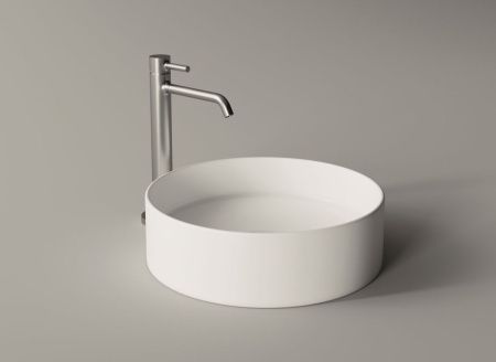 Раковина керамическая Alice Hide 31140101 40х40 накладная цвет белый