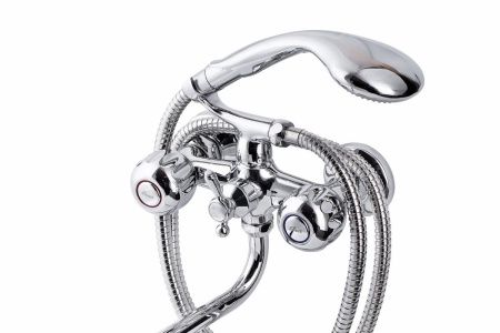 Смеситель для ванны и душа FAUZT FZs-317-21 настенный хром