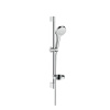 Душевой гарнитур Hansgrohe Croma Select 26566400 настенный хром/белый