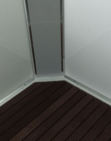 Душевая кабина AvaCan EM2012RN 120х90 асимметричная без крыши ориентация правая