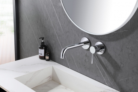 Смеситель ABBER Wasser Kreis AF8112 встраиваемый в стену хром