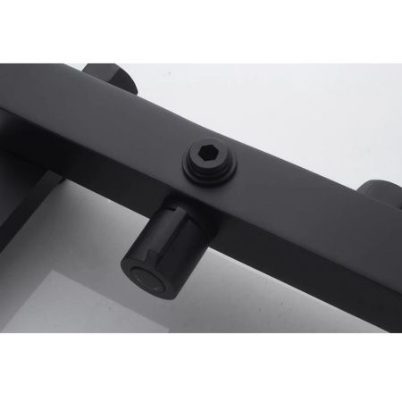 Душевая стойка Knotlor KN-23/BL настенная цвет черный