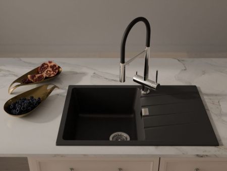 Смеситель для кухни Rivelato 1523517 antracite cromo на мойку черный/хром