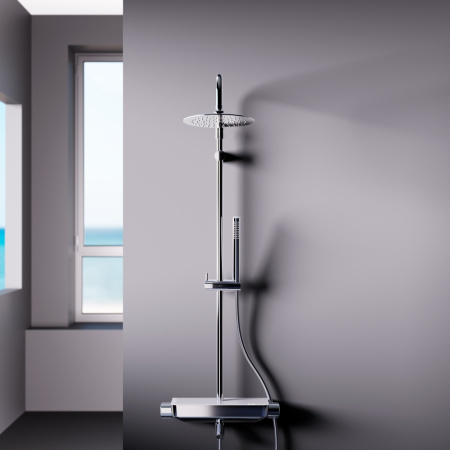 Душевая стойка Damixa Scandinavian Pure 936730000 настенная цвет хром