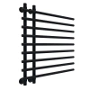 Полотенцесушитель водяной Veconi Tufo T801070B 70х80 черный