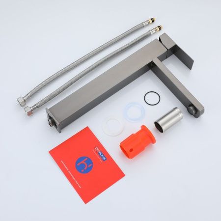 Смеситель для раковины ProHanss P30.15.09 на столешницу графит