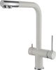 Смеситель для кухни Rivelato 1523513 brina cromo на мойку белый/хром