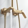 Душевая стойка Shevanik S9936G настенная цвет золото