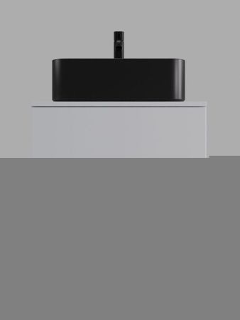 Тумба с раковиной Orange Line Li-60TuwMDF+B02-460MB 60х50 подвесная цвет белый