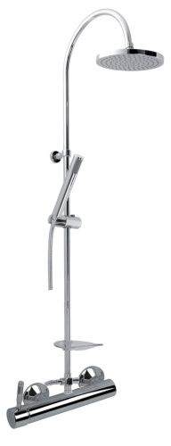 Душевая стойка Fiore 44CR5189 настенная цвет хром - фото 2