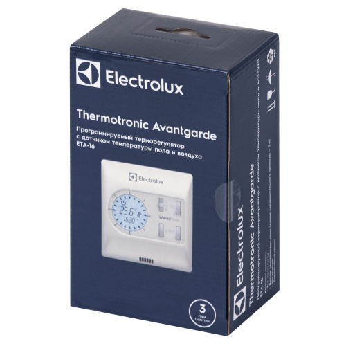 Терморегулятор для теплого пола Electrolux ETA-16 - фото 3