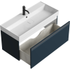 Тумба под раковину Aqwella Y PUR0110GRM 100х40 подвесная цвет серый