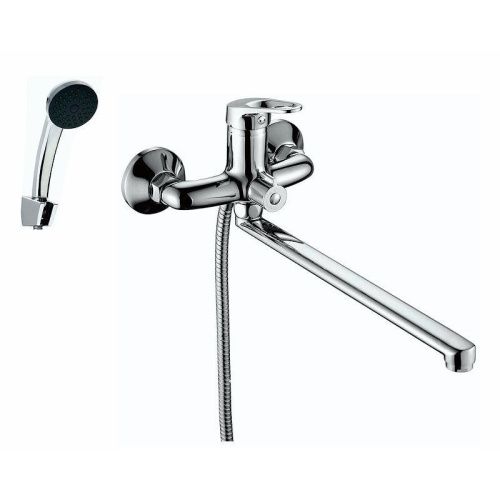 Смеситель для ванны D-Lin D146309-2 настенный хром - фото 2