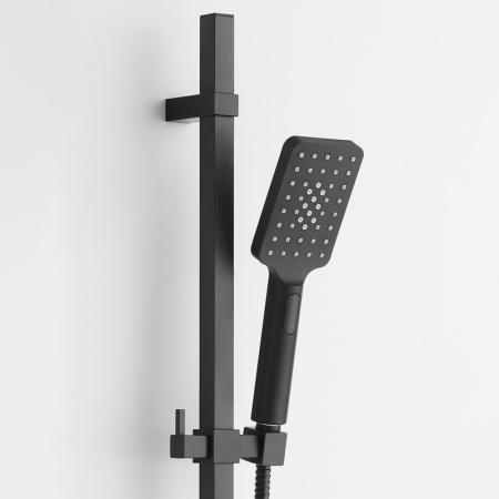 Душевая стойка Bond Cube B03-5788 настенная цвет черный матовый