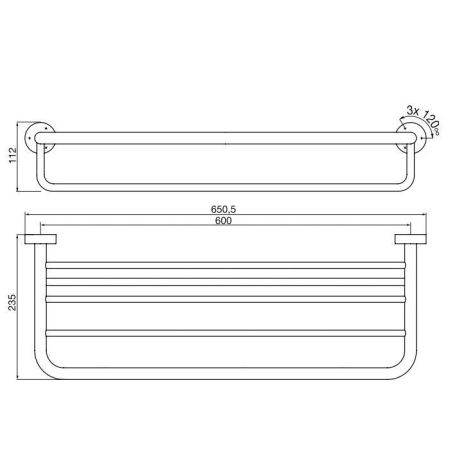 Полотенцедержатель Emco Rondo2 4568 001 62