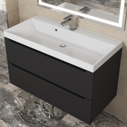 Тумба под раковину Uperwood Tanos 291020233 90х45х50 подвесная - фото 5