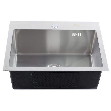 Кухонная мойка Melana ProfLine H5138F сатин 51х38 цвет сатин поверхность матовая