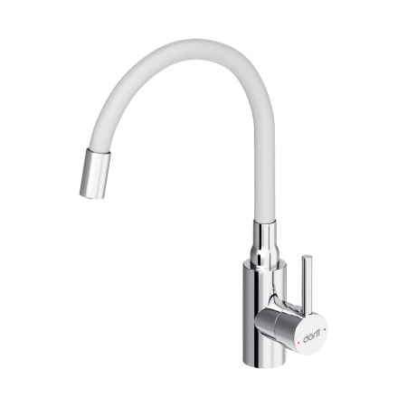 Смеситель для кухни Dorff Logic D3007633 на мойку белый