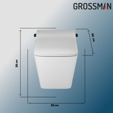 Инсталляция + унитаз Grossman 901.5701.01.000 белый