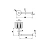 Бумагодержатель Gessi Anello 63755#031
